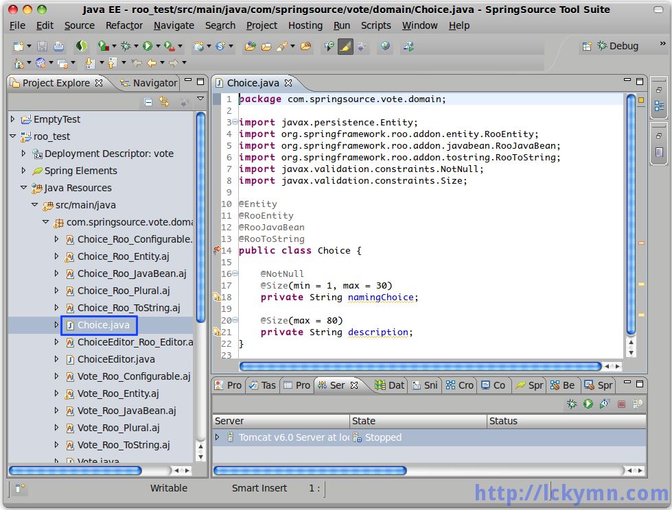 Domain object - Choice Domain object - Choice