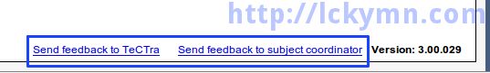 TeCTra User Feedback Function TeCTra User Feedback Function