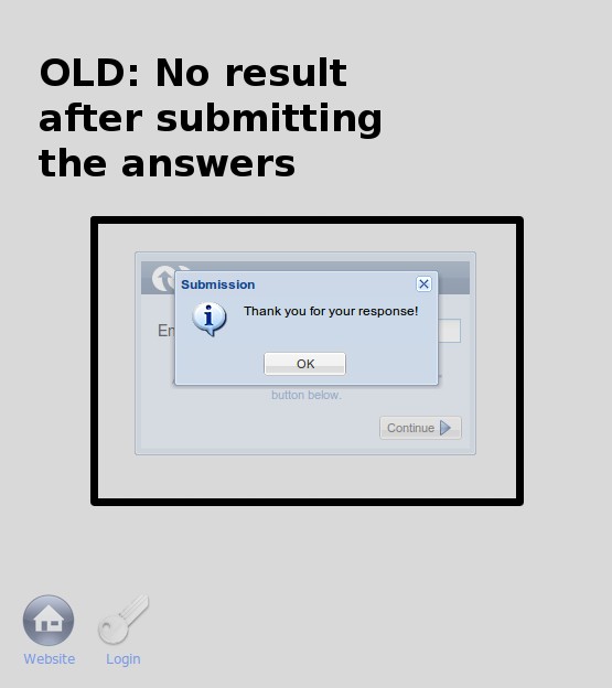 01_respondent_UI_12_old_no_result Old Respondent UI with no result after submission